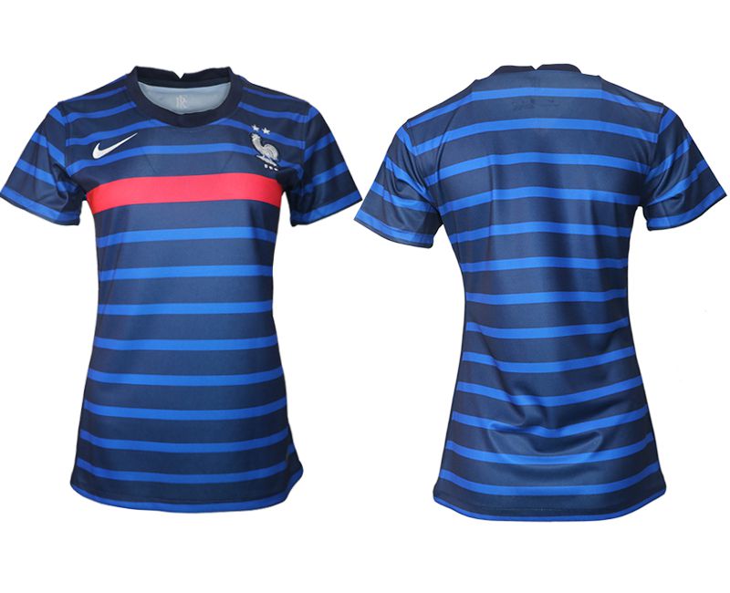 Cheap Women 2021-2022 France home aaa version blue blank Soccer Jerseys